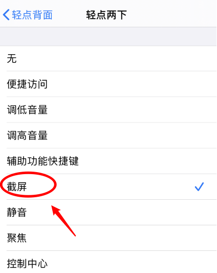 南涧苹果手机维修分享iPhone12如何启用双击截屏 